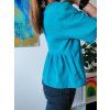 Amálie | Oversized peplum halenka ze lnu a viskózy  Volná. Vzdušná. Přirozeně ženská.