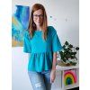 Amálie | Oversized peplum halenka ze lnu a viskózy  Volná. Vzdušná. Přirozeně ženská.