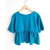 Amálie | Oversized peplum halenka ze lnu a viskózy  Volná. Vzdušná. Přirozeně ženská.