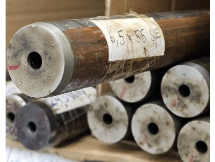 Kaliber lufy 6,5x55 SE, 600 mm