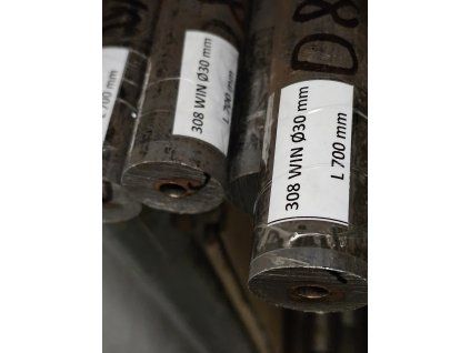 .308 Win Rifled Barrel Blank – 700 mm Ø30 mm. 1:10"