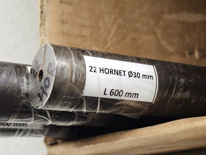 Lufa surowa / surówka .22 Hornet – 600 mm / Ø30 mm