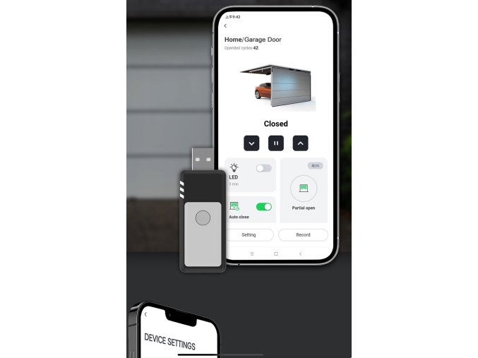 Smart WIFI modul DOOR MAX F-LINX  pro ovládání garážových vrat mobilním telefonem  pro pohony DoorMax