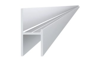 Hliníkový profil UT profil 20,5x22x6000 mm,barva Ral 7016 antracit délka 6 m. Cena za kus