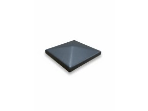 Stříška pro sloup jakl 100x100 typ ROOF 10S  povrchová úprava Ral 7016 jemná struktura