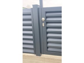 Hliníkový profil sloup 100x100x3,5 Ral 7016 antracit jemná struktura