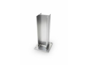 Patka pro hliníkový sloup 100x100 pro přiznanou montáž