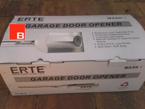 ERTE 4015-1000 Nm stropní pohon pro garážová vrata do plochy vrat 15 m2 sada vč 2 ks dálkových ovladačů  /VÝMĚNNÝ DÍL/HLAVA POHONU /