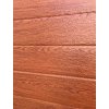 Dvoukřídlá hliníková garážová vrata Kružík rozměr šířka 2500x2000 dřevodekory woodgrain zateplená STANDART