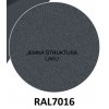 Hliníkový profil plaňka obdélník 120x20x1,2-5000/WPL120/772252-5 RAL 7016  antracit délka 5m Cena za kus
