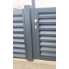 Hliníkový profil sloup 100x100x3,5 Ral 7016 antracit jemná struktura