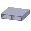Hliníkový profil plaňka 100 rozměr 100X20X1,4 mm MILL FINISH-přírodní délka 6m material EN-AW-6063