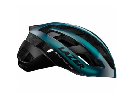 LAZER silniční přilba GENESIS, černá/tyrkysová