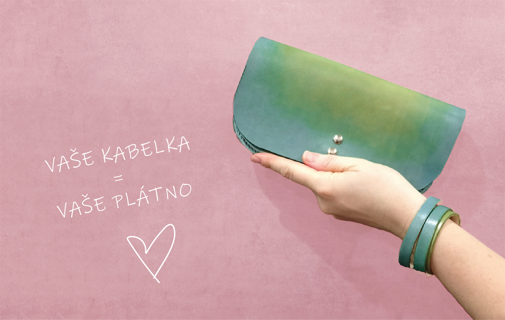 BARVENKA - kreativní sada pro malování kožené kabelky