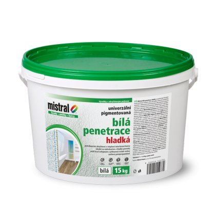 Mistral bila penetrace 15kg hladka