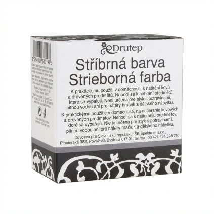DRUTEP Stříbrná barva 5g