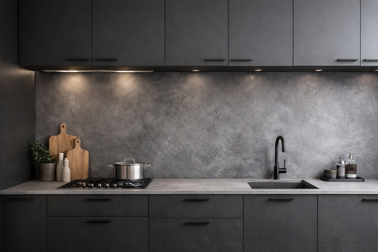 Betonová stěrka na zeď – jak vytvořit efekt pohledového betonu