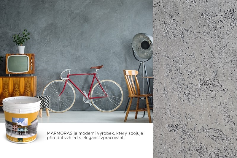 Betonová stěrka Marmoras