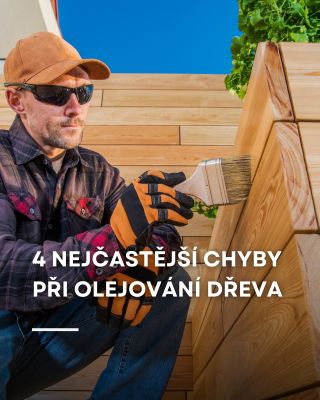 Olej má dřevo chránit 👉 ne mu škodit. Tohle jsou chyby, které mohou zkrátit jeho životnost. #barvir #BormaWachs...