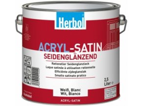 Herbol Acryl Satin bílý 0,75 L