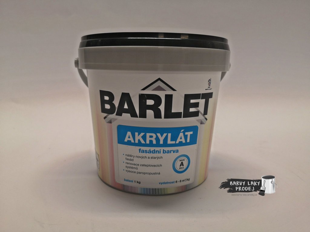 Fasádní barva Barlet Akryl/A bílá  1kg