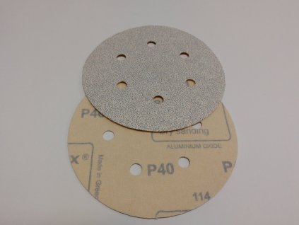 Smirkový disk VELCRO pr.150/ zrno 40s otvory