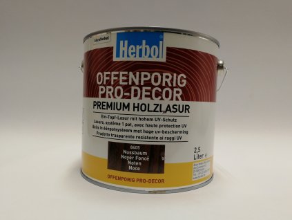 Herbol-Offenporig  pro-decor 2,5L ořech