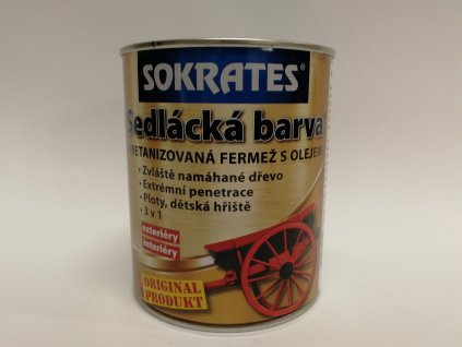 Sedlácká barva 0220 světle hnědá 0,7 kg