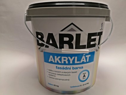 Fasádní barva Barlet Akryl/A bílá 20kg