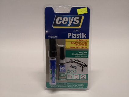 CEYS lepidlo na obtížné plasty 3g+4ml