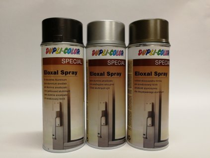 Sprej Eloxal silwer, bronz,medium bronze 400 (Barva silwer)