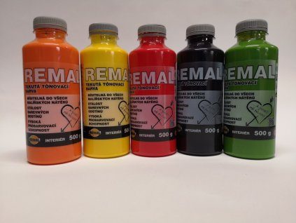 Barva tónovací REMAL 500g (Barva 0190 černá)
