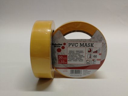 Páska UV 30mm x 33m, PVC - žlutá