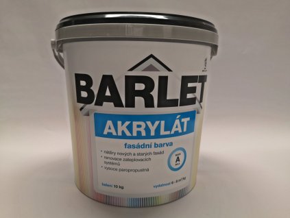 Fasádní barva Barlet Akryl/A bílá 10kg