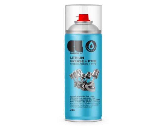 SPRAY N744 - lithiové mazadlo s teflonem 400 ml