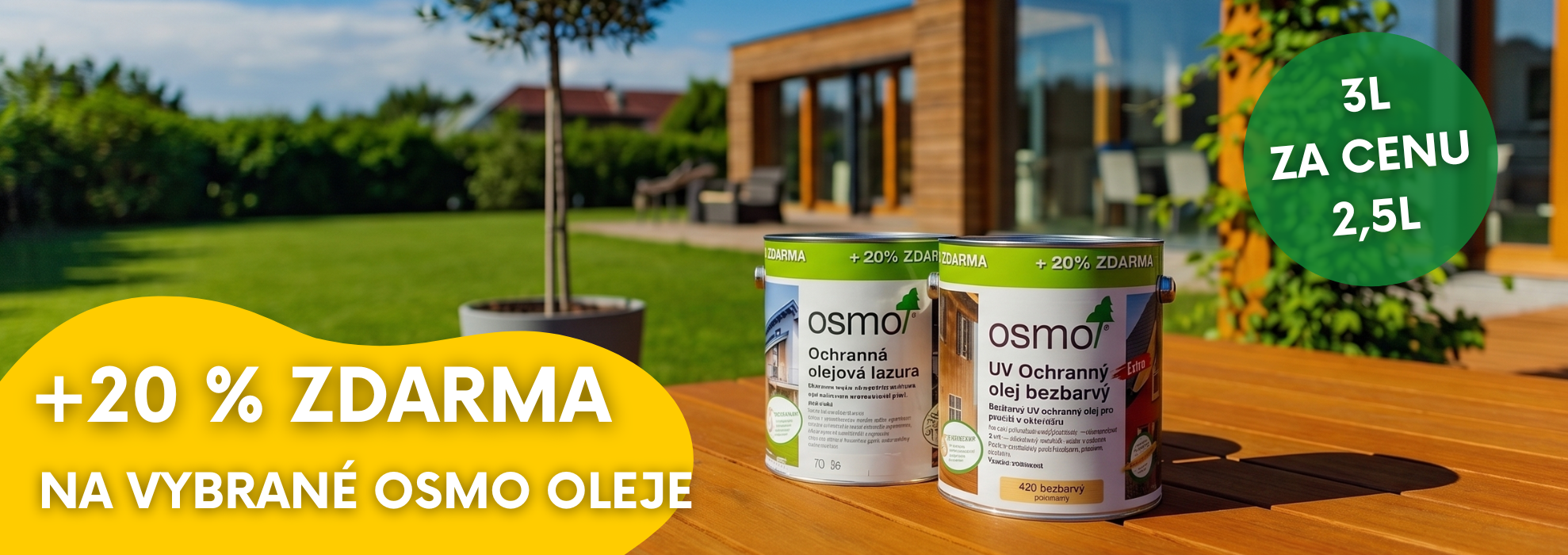 Osmo 3l za 2,5l
