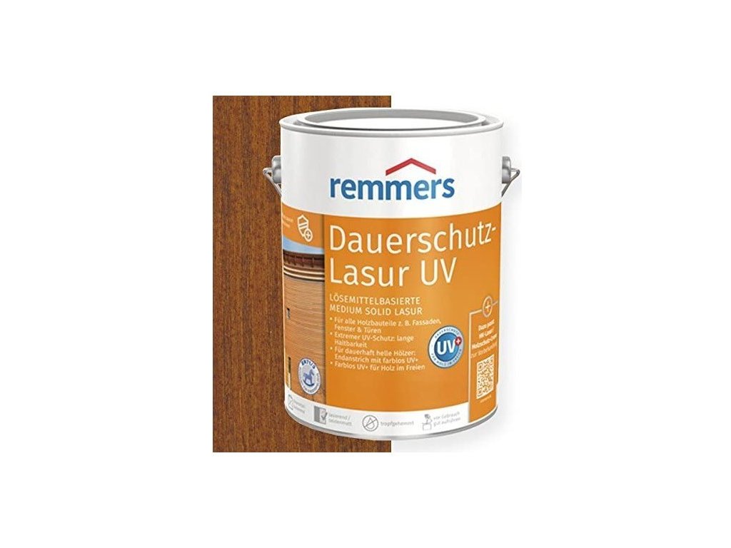 Remmers Dauerschutz Lasur UV (Dříve Langzeit Lasur) 20L Ořech - Walnut - Nussbaum - Orzech 2260  + dárek v hodnotě až 200 Kč zdarma k objednávce