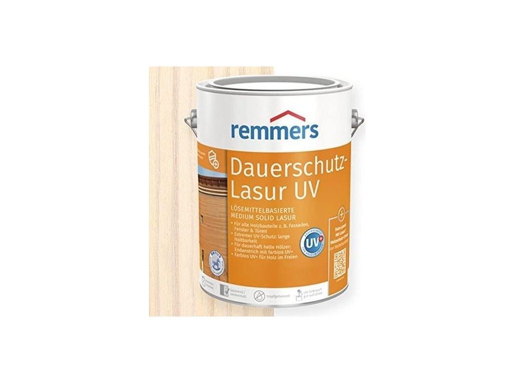 Remmers Dauerschutz Lasur UV (Dříve Langzeit Lasur) 20L weiss-bílá 2268  + dárek v hodnotě až 200 Kč zdarma k objednávce