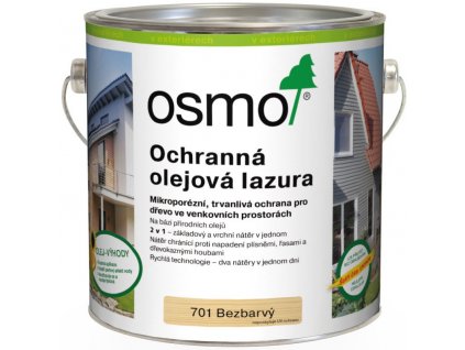 Osmo Ochranná olejová lazura 0,75L BEZBARVÁ 701