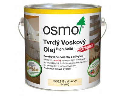 3062 TVRDÝ VOSKOVÝ OLEJ bezbarvý, mat 2,5 l