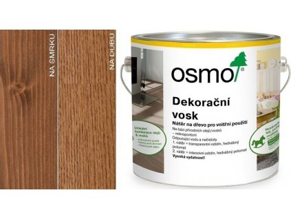 Osmo Dekorační vosk transparentní 2,5L 3138 Mahagon  + dárek dle vlastního výběru k objednávce