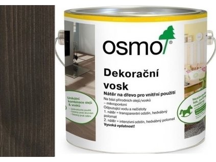 Osmo Dekorační vosk intenzivní odstíny 2,5L 3169 Černá  + dárek dle vlastního výběru k objednávce