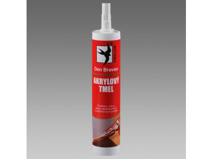 Akrylový tmel  310ml (Velikost a barva tmelu 310 ml  černý)