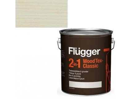 Flügger Wood Tex Classic 2v1 (dříve Flügger 2v1 Classic) - lazurovací lak- 0,75L -odstín U-600  + dárek k objednávce nad 1000Kč