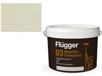 Flügger Wood Tex Aqua 03 Transparent (dříve 95 Aqua) -lazurovací lak - 10L odstín U-600  + dárek dle vlastního výběru k objednávce