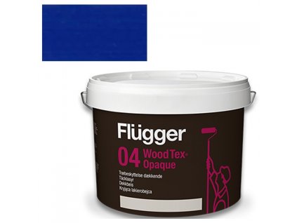 Flügger Wood Tex Aqua 04 Opaque (dříve 98 Aqua) - lazurovací lak - 0,75L odstín RAL 5002  + dárek k objednávce nad 1000Kč
