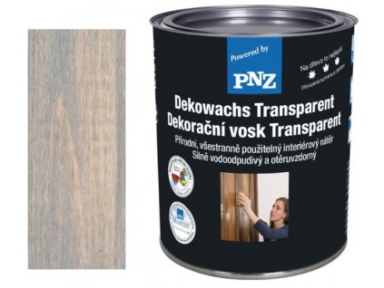 PNZ Dekorační vosk Transparent 0,25l Odstín: Taubenblau - holubí modř  + dárek k objednávce nad 1000Kč