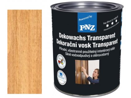 PNZ Dekorační vosk Transparent 0,75l Odstín: Eiche - dub  + dárek k objednávce nad 1000Kč