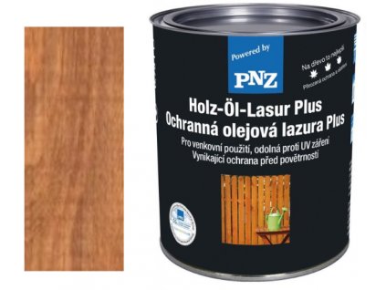PNZ Olejová lazura Plus 0,75l Odstín: Ořech - Nussbaum  + dárek k objednávce nad 1000Kč