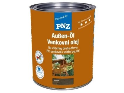 PNZ Venkovní olej metalický efekt 0,75l Odstín: Tmavě šedý - efekt  + dárek k objednávce nad 1000Kč